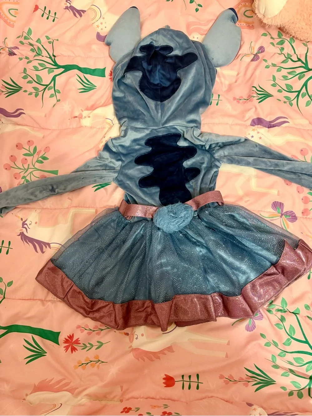 Disney Blue and Purple Stitch Hooded Dress Costume
